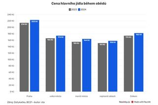 Obědy zdražily. Češi šetří na pití nebo polévce - Novinky
